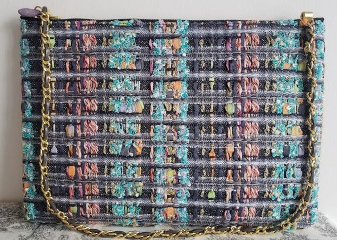Sac pochette chaîne "Le Plaisir de la similitude sans la répétition de l'automne."