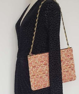 Sac pochette de cocktail "Cosmopolitan Royal et peinture impressionniste."
