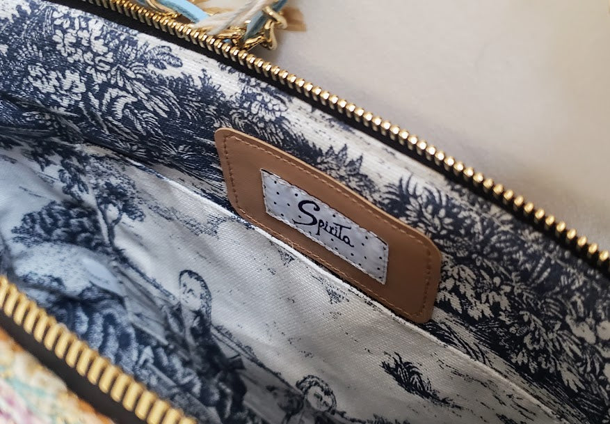 Sac à main de fêtes " Saint Tropez, au 20ème siècle".