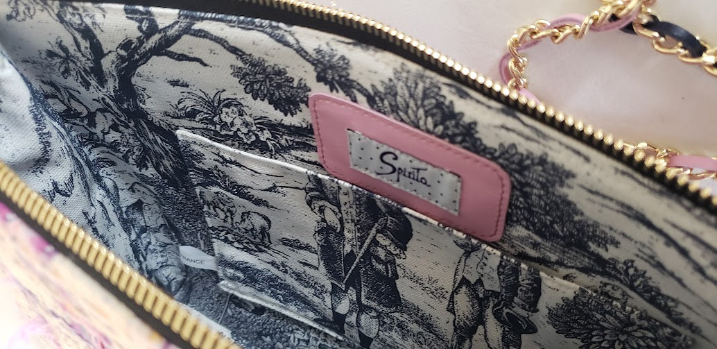 Sac à main de fêtes "Hommage 5 à Mr Yves Saint Laurent." PRECOMMANDE.