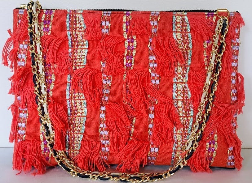 Sac à main de fêtes " Célébration du Printemps en pleine la nature, chants tziganes et poussée végétale."