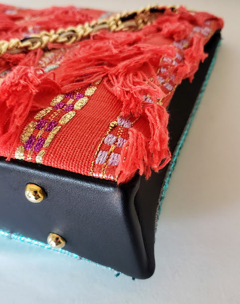 Sac à main de fêtes " Célébration du Printemps en pleine la nature, chants tziganes et poussée végétale."