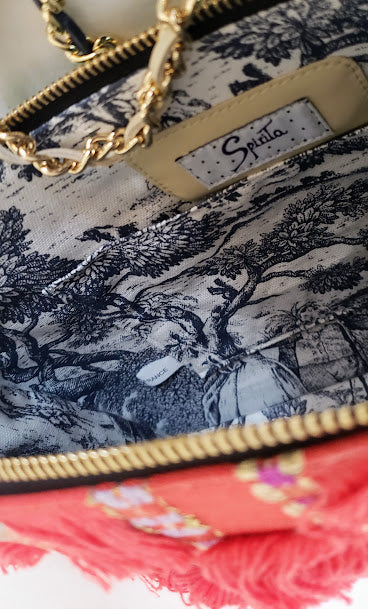 Sac à main de fêtes " Célébration du Printemps en pleine la nature, chants tziganes et poussée végétale."