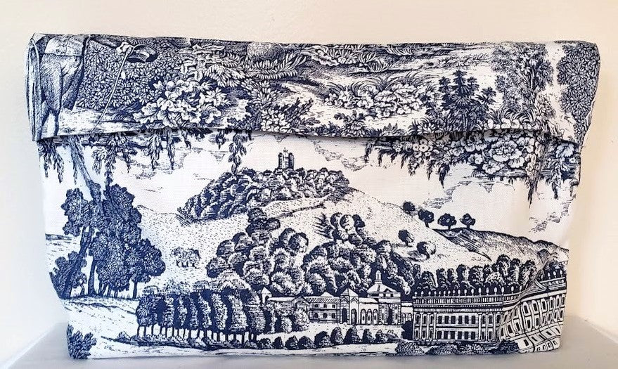 Sac à main "Bleu Océan Atlantique, au soleil couchant et sous les nuages." PRECOMMANDE.