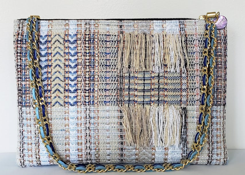 Sac à main "Bleus des vagues sur le sable."