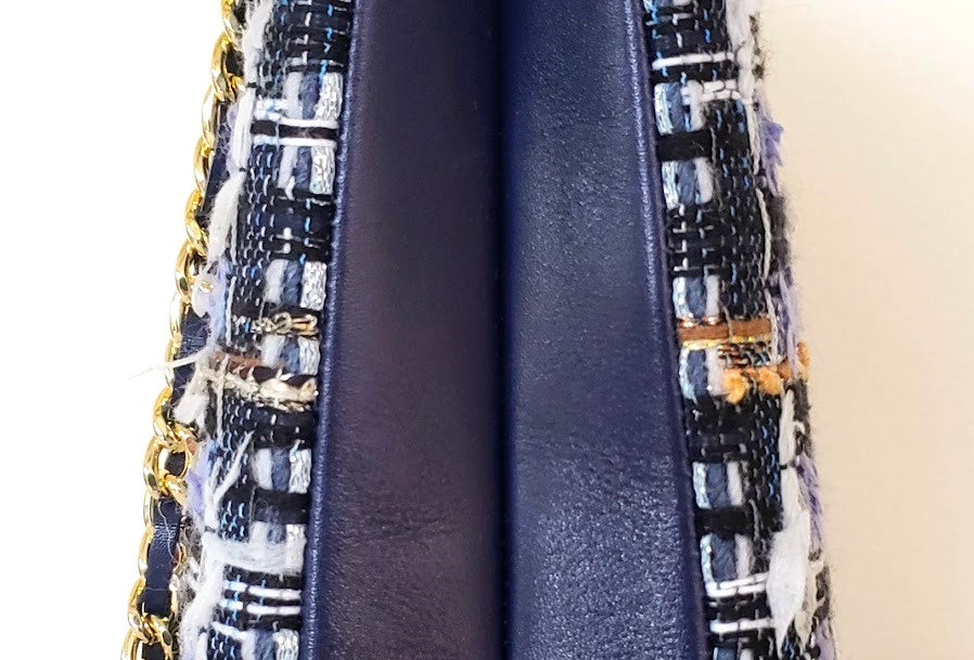 Sac à main "Bleu Océan Atlantique et les mouettes après le passage des pêcheurs."
