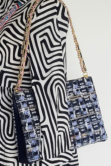 Sac à main "Bleu Océan Atlantique et les mouettes après le passage des pêcheurs."