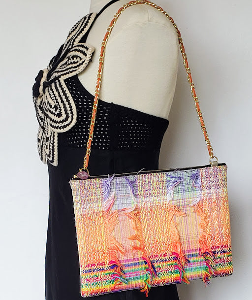 Sac pochette chaîne " Ibiza jour et nuit."
