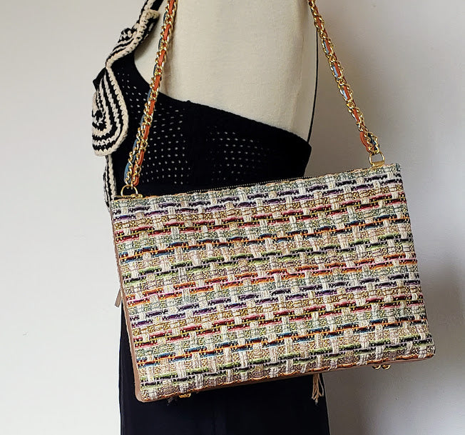 Sac à main de fêtes " Saint Tropez, au 20ème siècle".