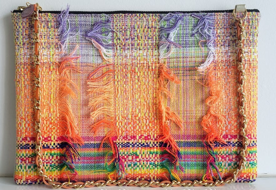 Sac pochette chaîne " Ibiza jour et nuit."