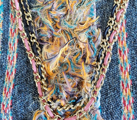 Sac à main "Bleu Océan Atlantique, au soleil couchant et sous les nuages." PRECOMMANDE.