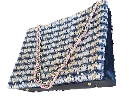 Sac à main "Bleu Océan Atlantique, au soleil couchant et sous les nuages." PRECOMMANDE.