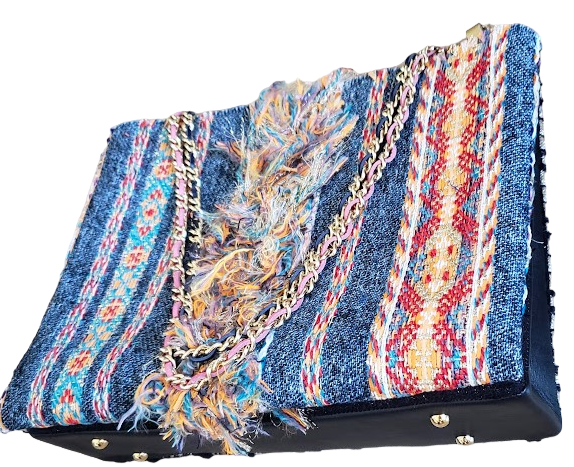 Sac à main "Bleu Océan Atlantique, au soleil couchant et sous les nuages." PRECOMMANDE.