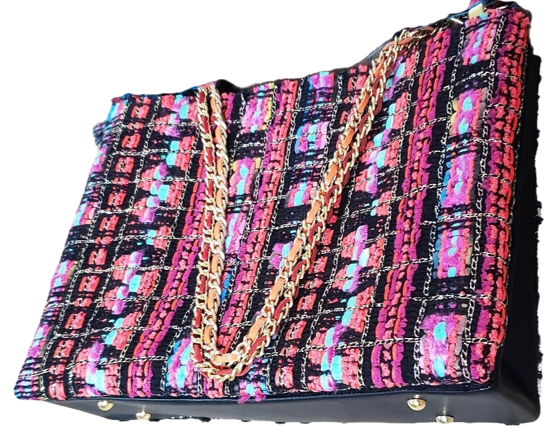 Sac à main de fêtes "Hommage 5 à Mr Yves Saint Laurent." PRECOMMANDE.