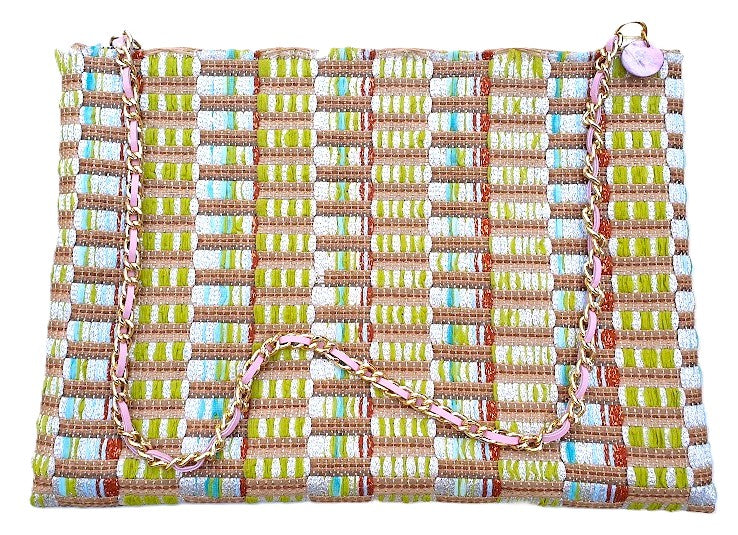 Sac pochette "Vert" précieux n°1 de Murano. PRECOMMANDE.