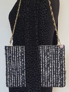 Sac pochette chaîne "Lumières de New York."