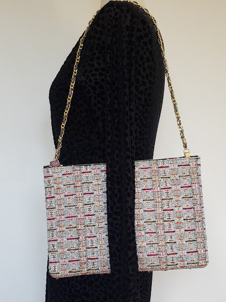 Sac pochette chaîne "Eclat Haute Joaillerie."