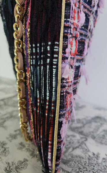 Sac pochette floral "Eclosion des fleurs de cerisiers et retour de la sève."