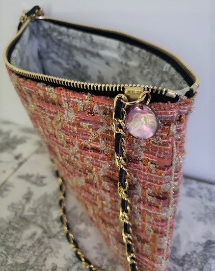 Sac pochette de cocktail "Cosmopolitan Royal et peinture impressionniste."