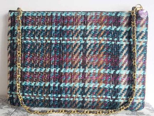 Sac pochette chaîne "Le Plaisir de la similitude sans la répétition de l'automne."