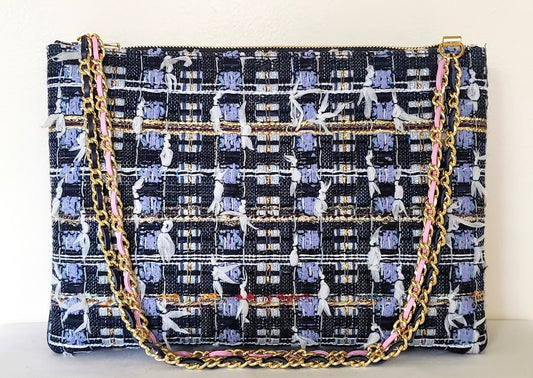 Sac à main "Bleu Océan Atlantique et les mouettes après le passage des pêcheurs."