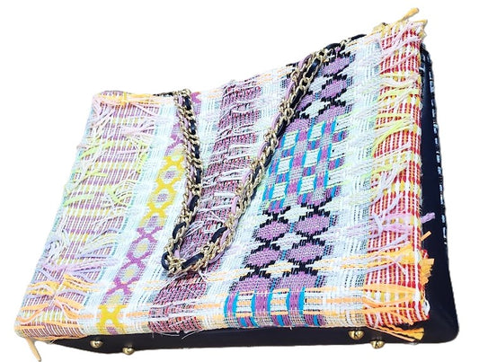 Sac à main multicolore de Fête Foraine "Extravagances joyeuses des éclairages des manèges. " PRECOMMANDE."