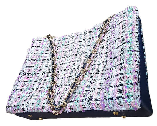 Sac à main multicolore de Fête Foraine "L'univers gourmand des sucres d'Orges et barbes à papa." PRECOMMANDE.