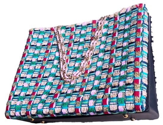 Sac à main de fêtes "Hommage 1 à Mr Yves Saint Laurent." PRECOMMANDE.