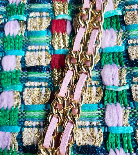 Sac à main de fêtes "Hommage 1 à Mr Yves Saint Laurent." PRECOMMANDE.