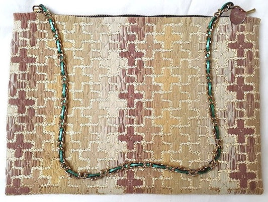 Sac pochette chaîne "Girly Saint Tropez 60's." PRECOMMANDE.