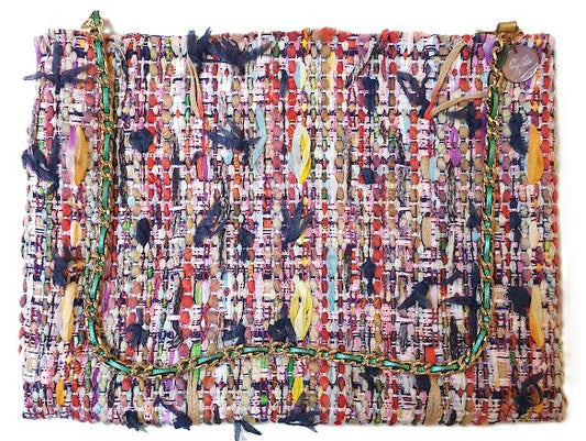 Sac pochette floral "Eclosions des fleurs de cerisiers." PRECOMMANDE