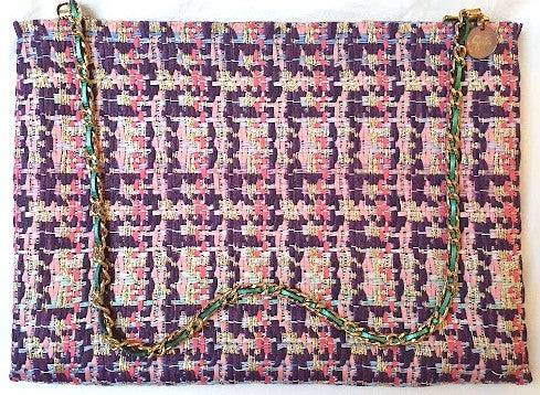 Sac pochette floral "Eclosions des fleurs de cerisiers." PRECOMMANDE