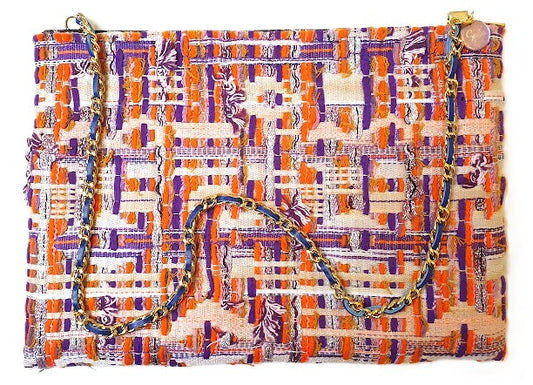 Sac pochette multicolore de Fête Foraine "Farfelus d'éclairages multicolores." PRECOMMANDE.