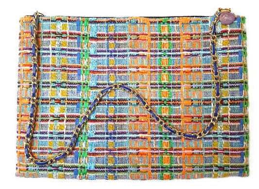 Sac pochette multicolore de Fête Foraine "Farfelus d'éclairages multicolores." PRECOMMANDE.