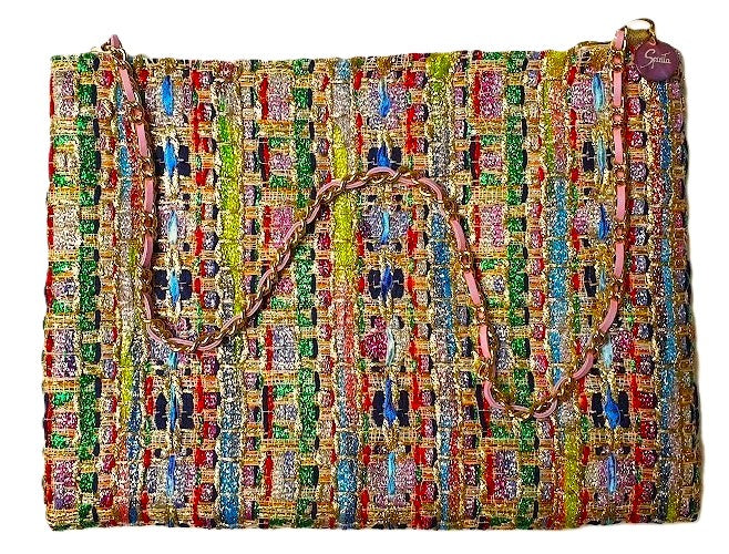Sac pochette "Vert" précieux n°3 de Murano. PRECOMMANDE.