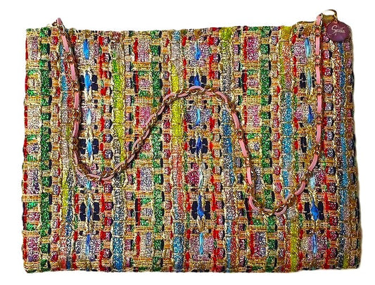 Sac pochette "Vert" précieux n°3 de Murano. PRECOMMANDE.