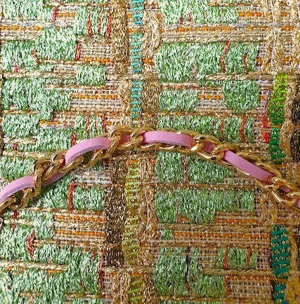 Sac pochette "Vert" précieux n°4 de Murano. PRECOMMANDE.