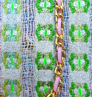 Sac pochette "Vert" précieux n°3 de Murano. PRECOMMANDE.