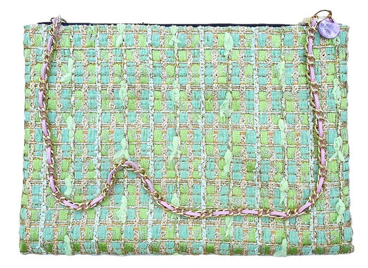 Sac pochette... "Vert" précieux n°2 de Murano. PRECOMMANDE.
