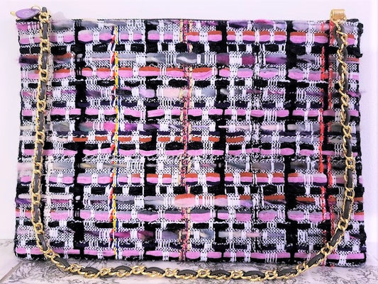 Sac pochette floral "Eclosion des fleurs de cerisiers et retour de la sève dans les branches."