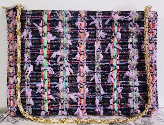 Sac pochette floral "Eclosion des fleurs de cerisiers et retour de la sève."