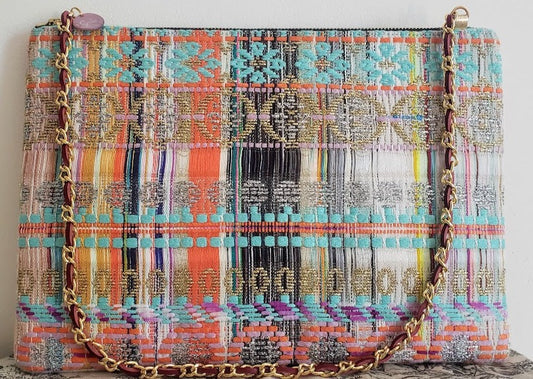 Sac pochette de cocktail "Menthe et Agrumes et la peinture de H. Matisse." 1ERE SERIE.